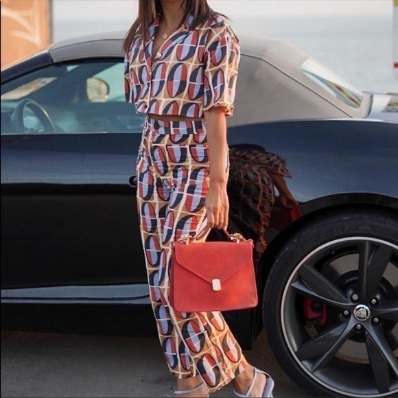 Zara NWT print crop top - Picture 2 of 8